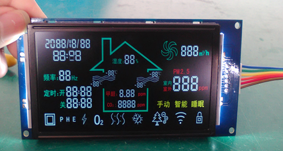 Smart home LCD